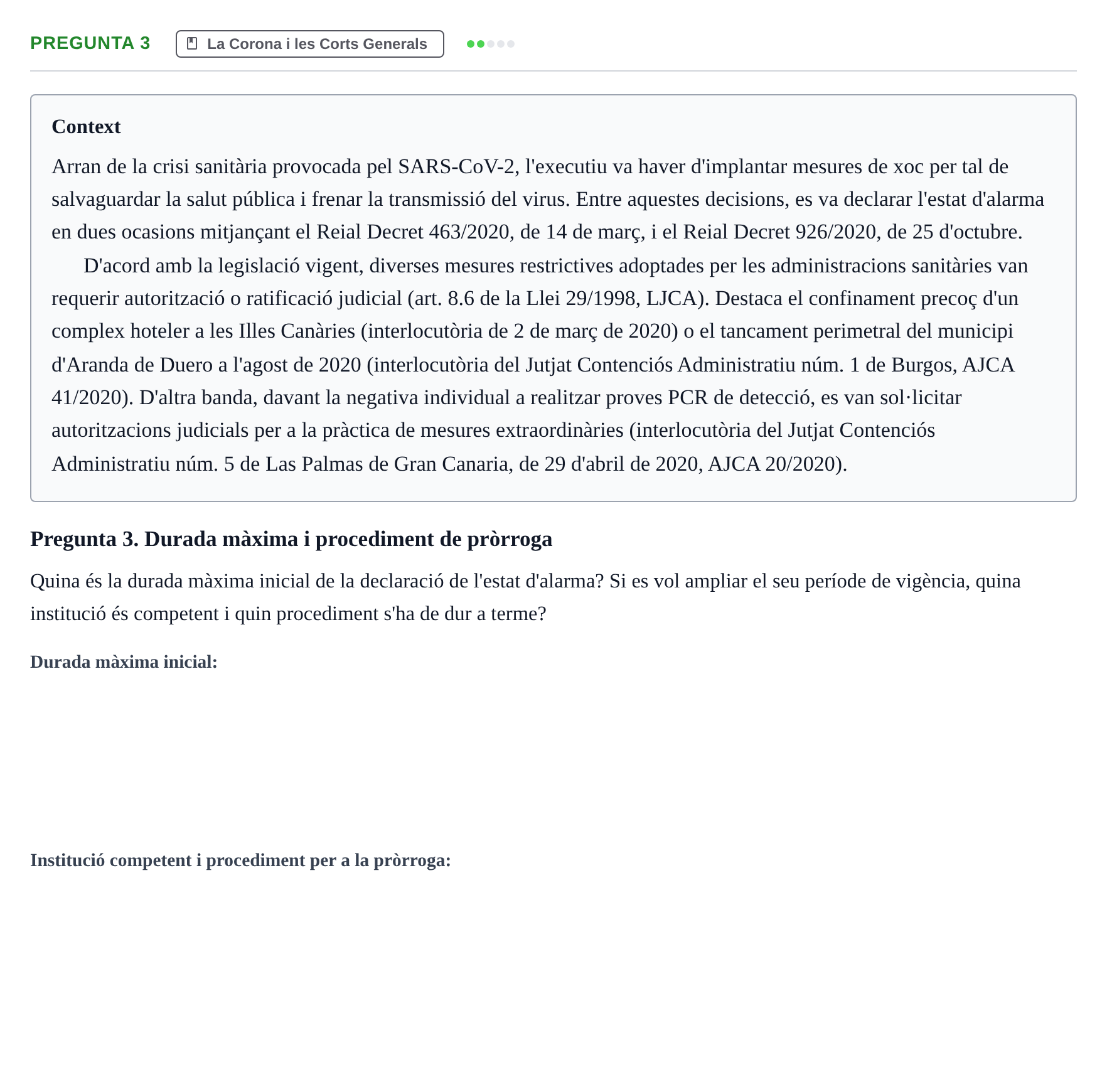 Enunciado: Pregunta 3
