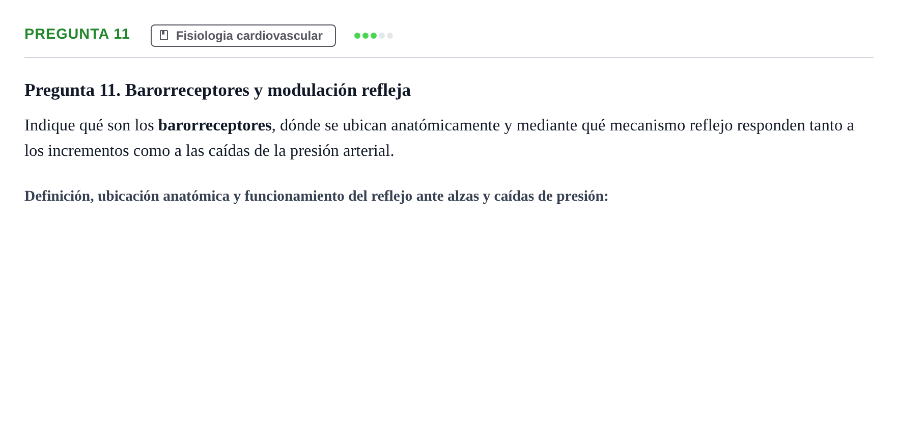 Enunciado: Pregunta 11