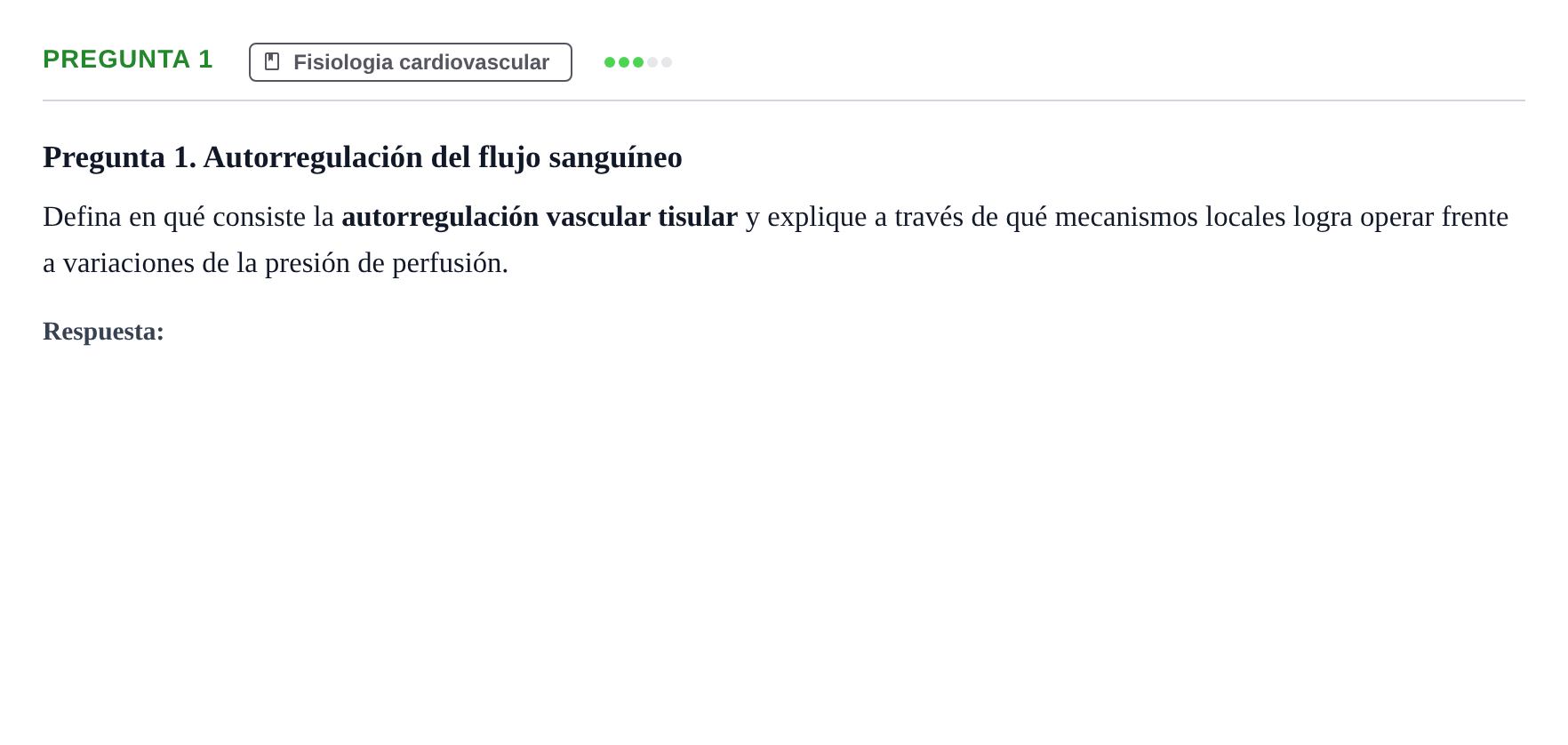 Enunciado: Pregunta 1