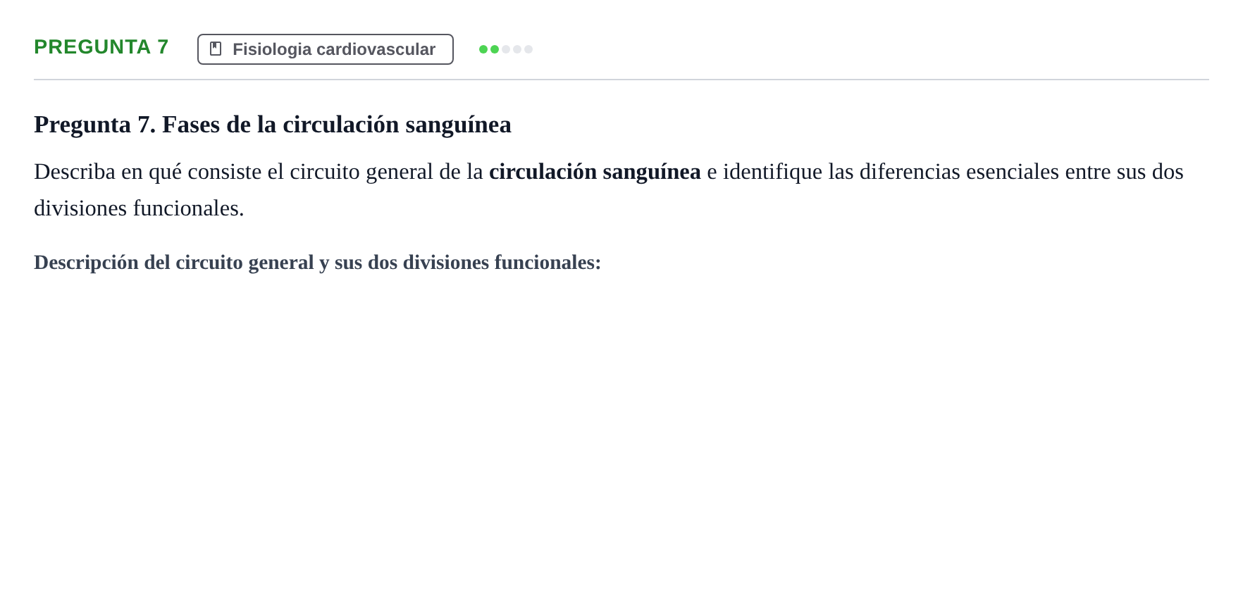 Enunciado: Pregunta 7