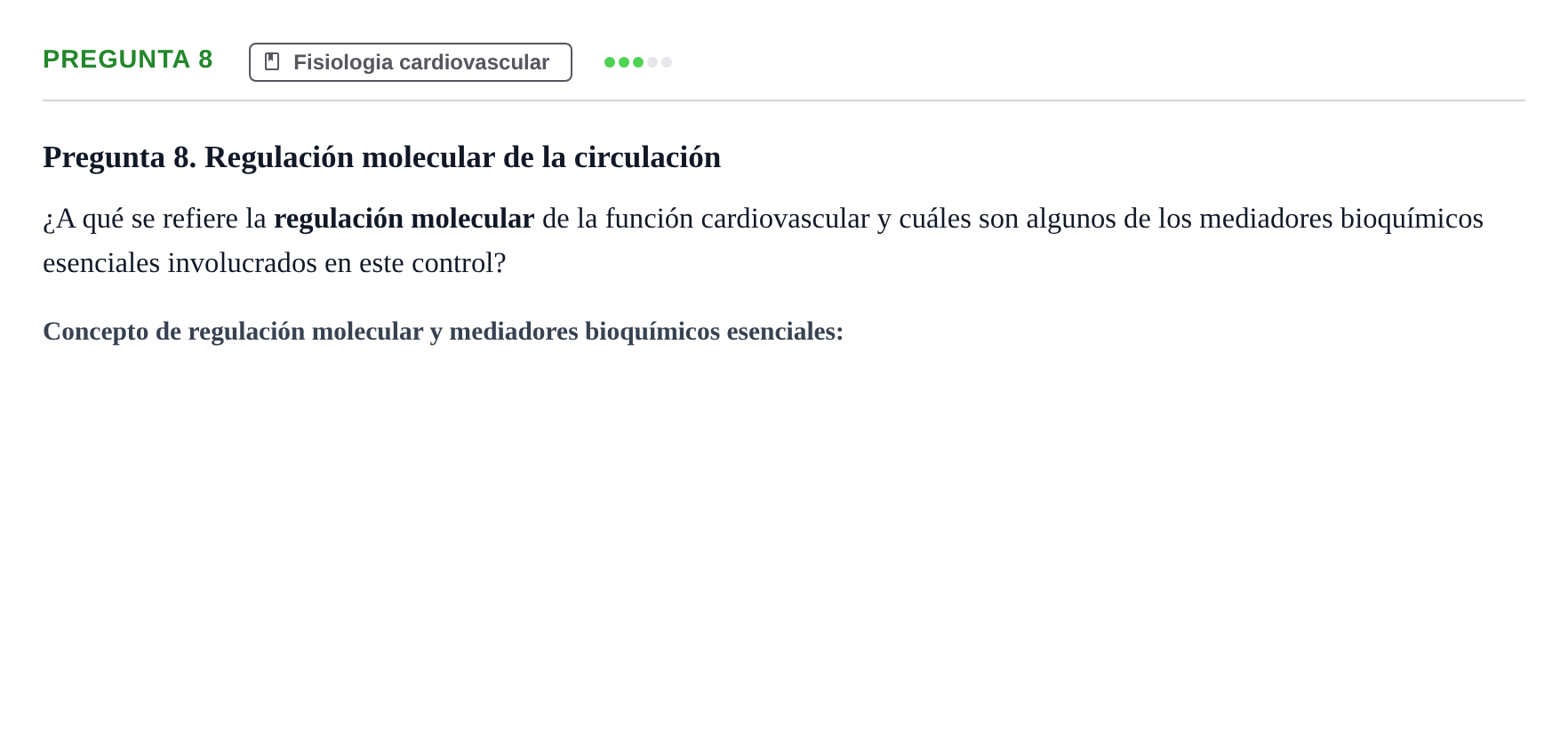 Enunciado: Pregunta 8