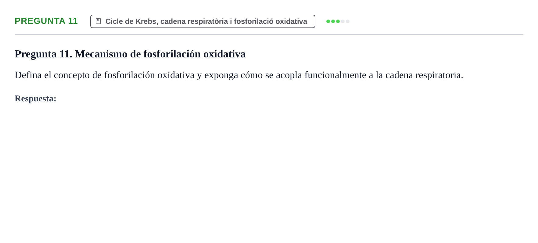 Enunciado: Pregunta 11