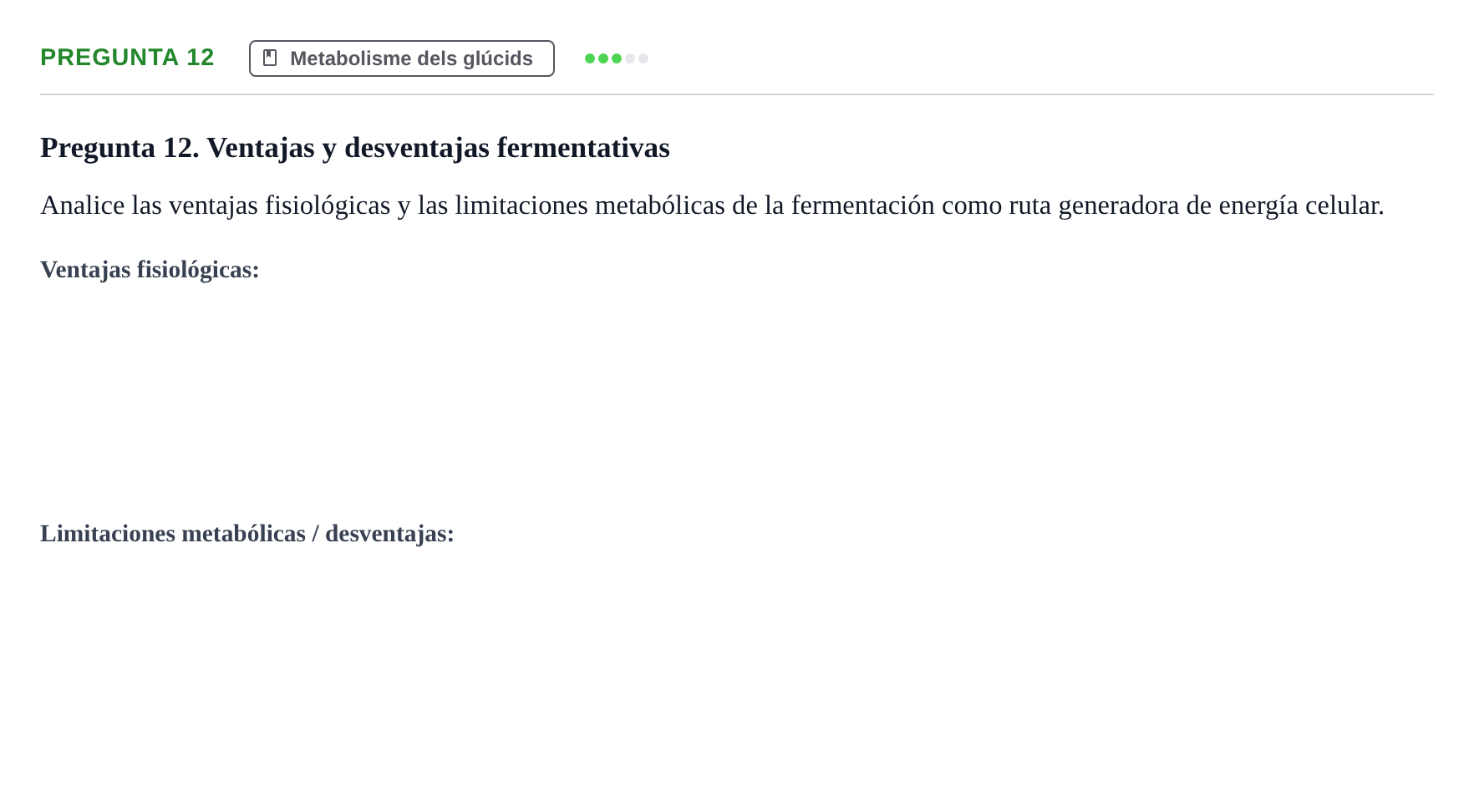 Enunciado: Pregunta 12