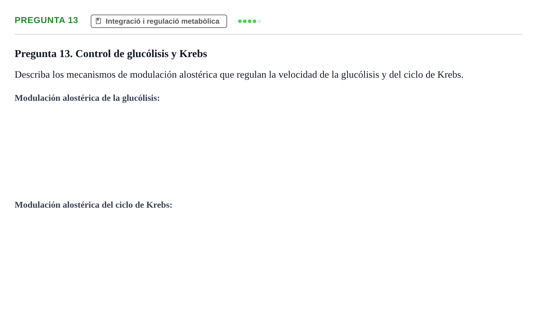 Enunciado: Pregunta 13
