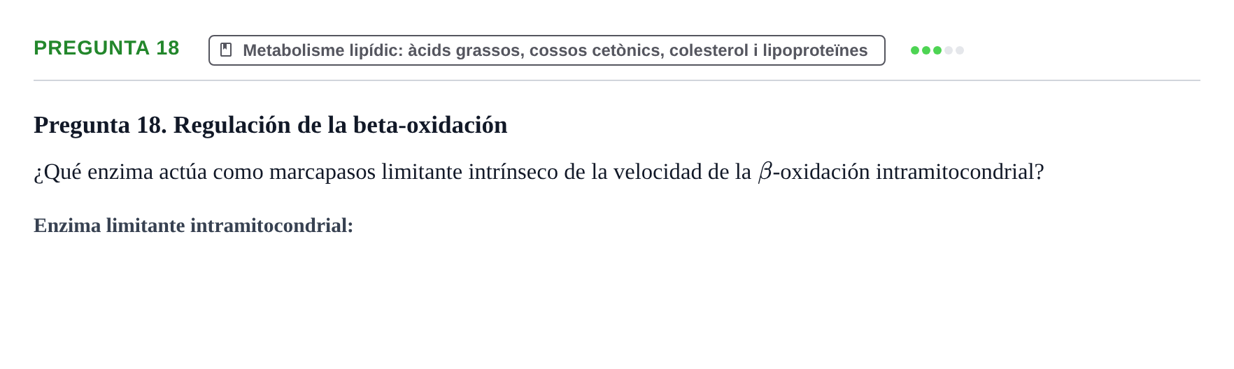 Enunciado: Pregunta 18