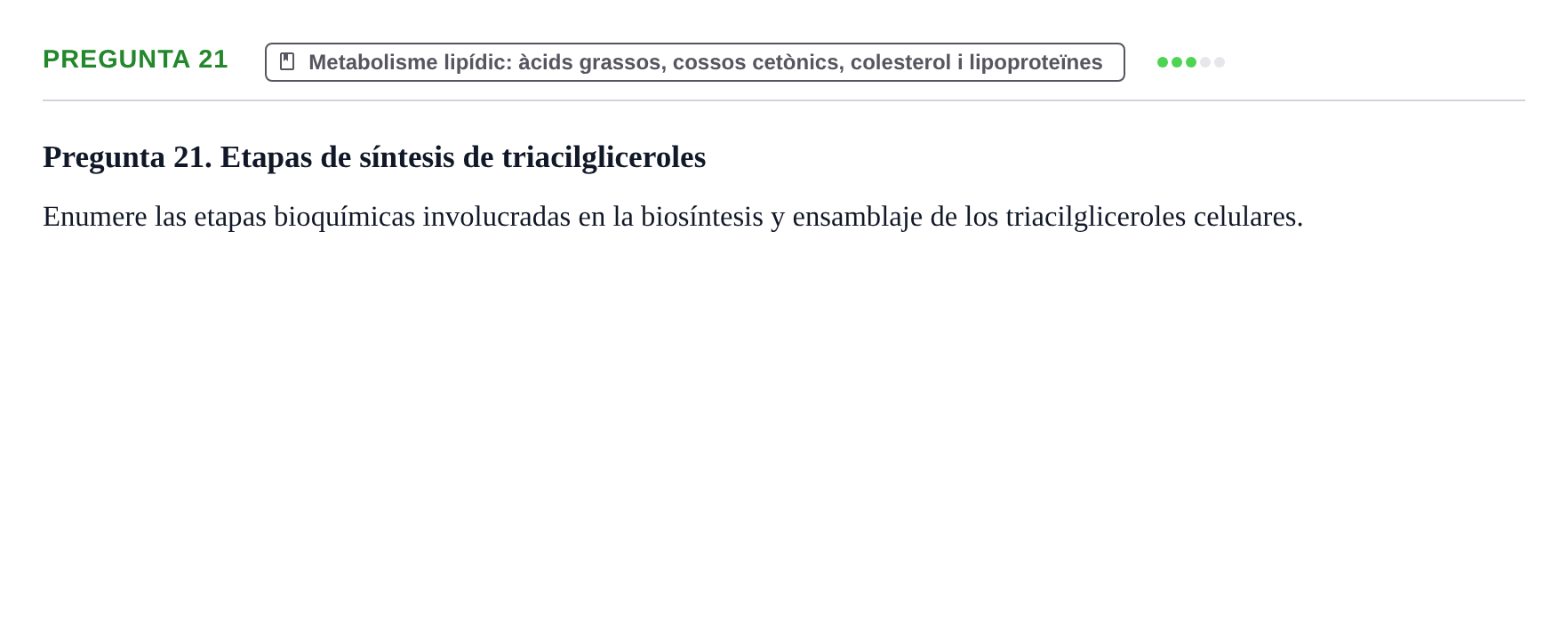 Enunciado: Pregunta 21