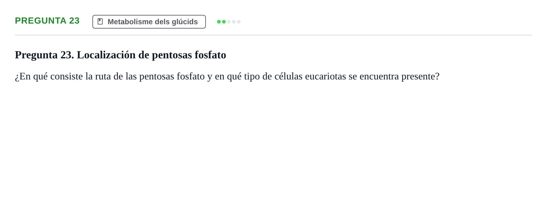 Enunciado: Pregunta 23