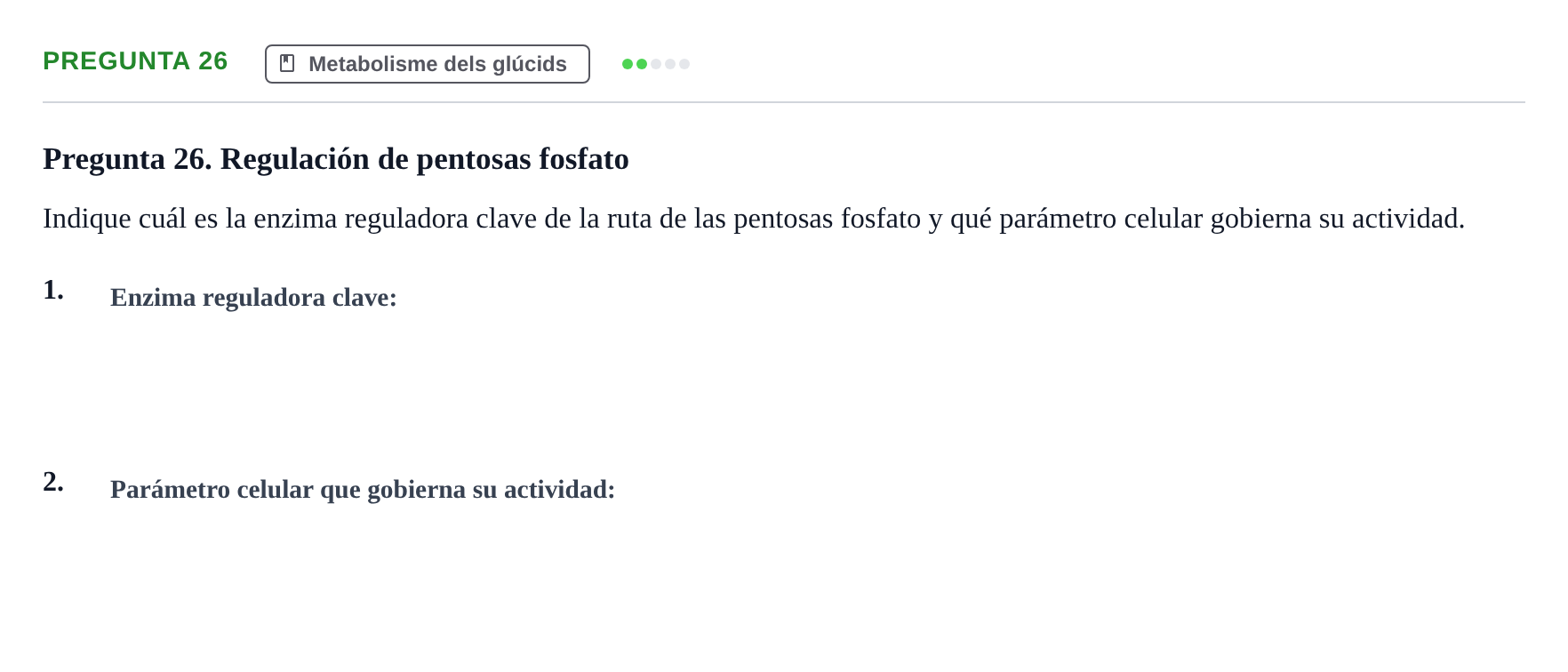 Enunciado: Pregunta 26
