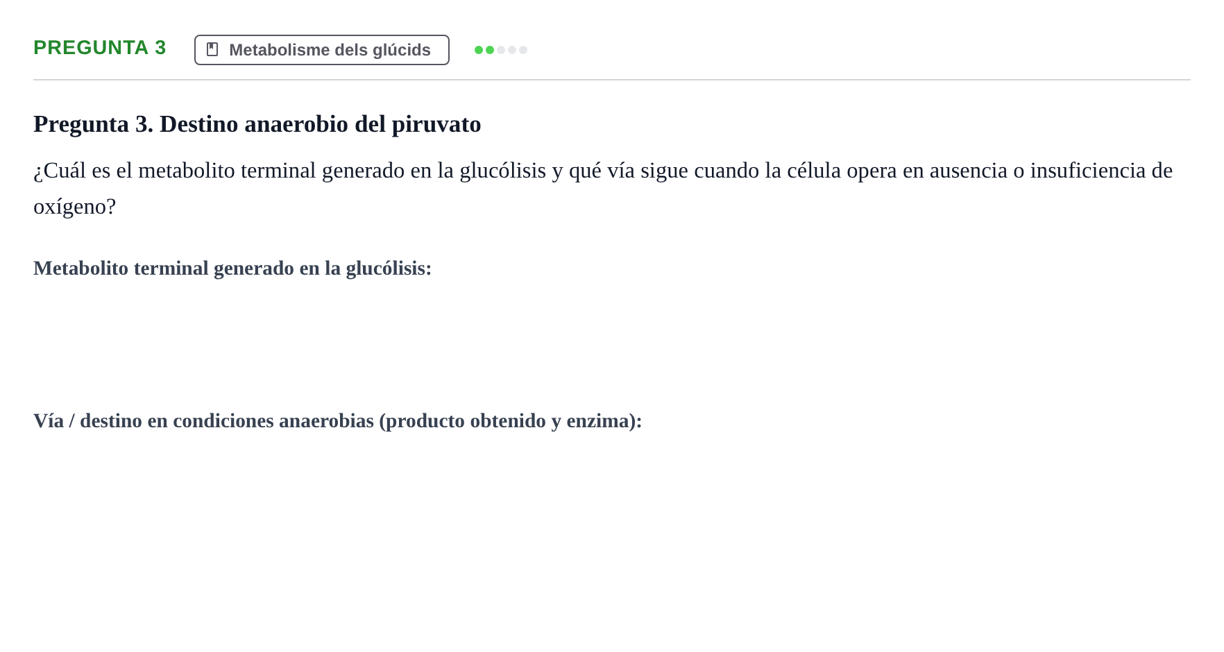 Enunciado: Pregunta 3