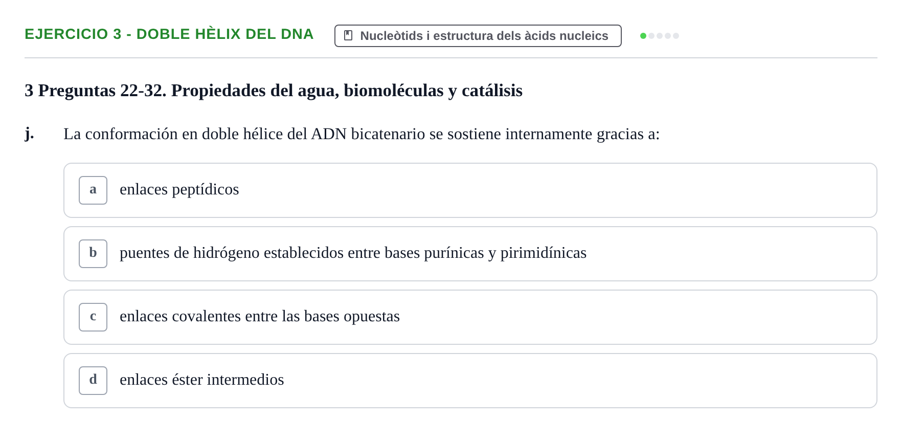 Enunciado: 3 - Doble hèlix del DNA
