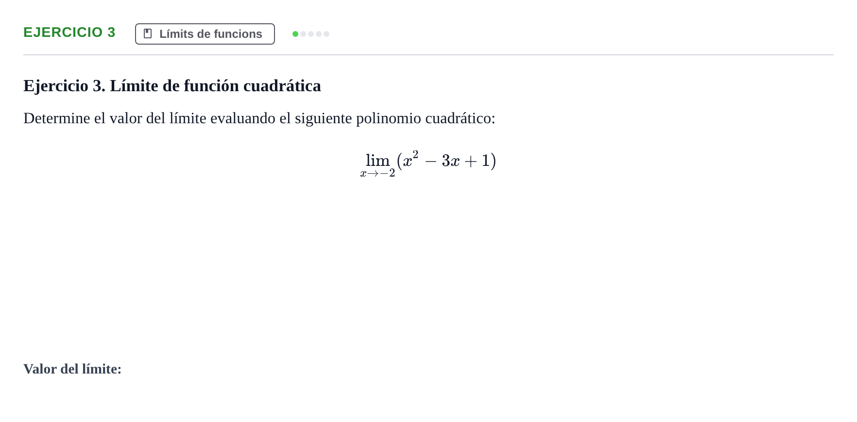 Enunciado: Ejercicio 3