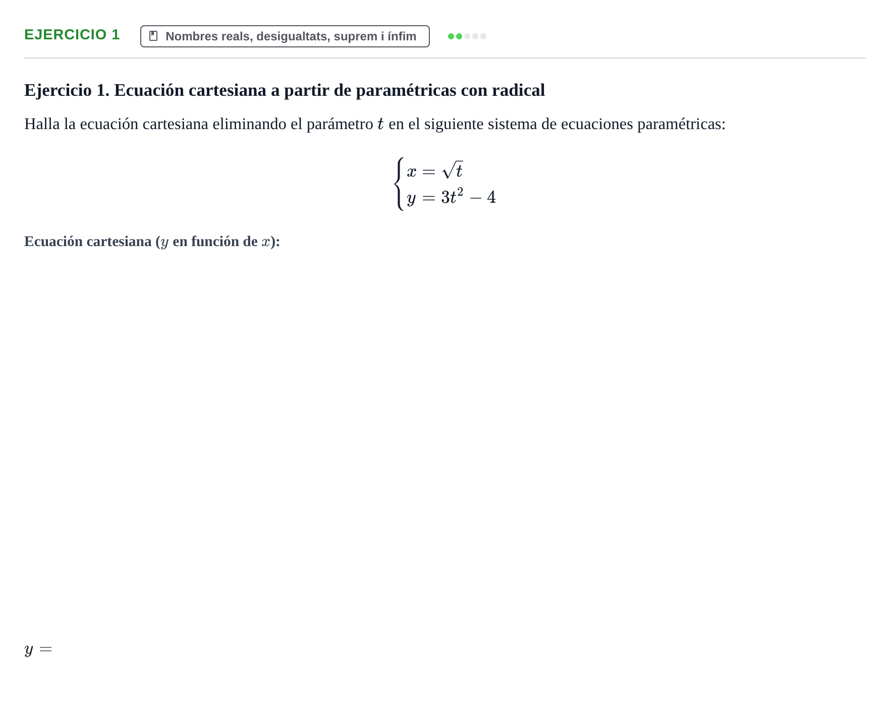 Enunciado: Ejercicio 1