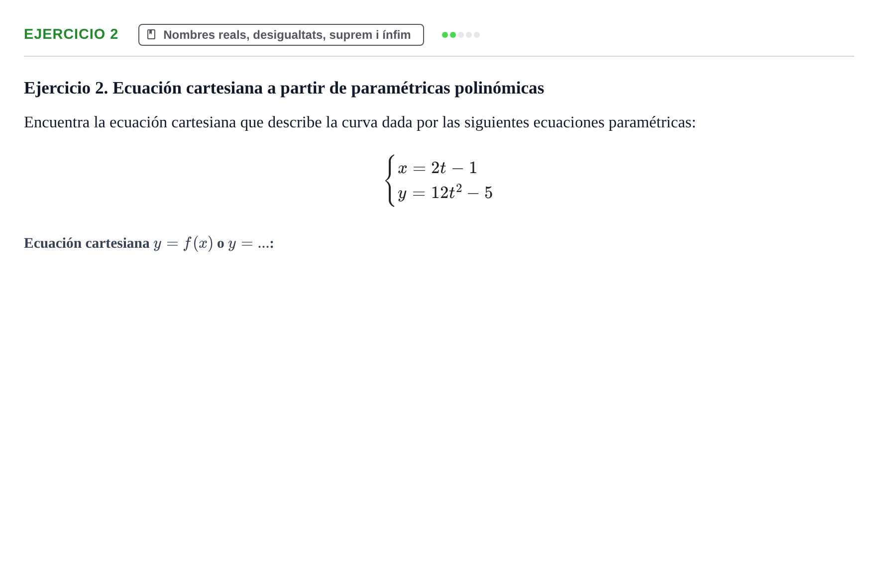 Enunciado: Ejercicio 2