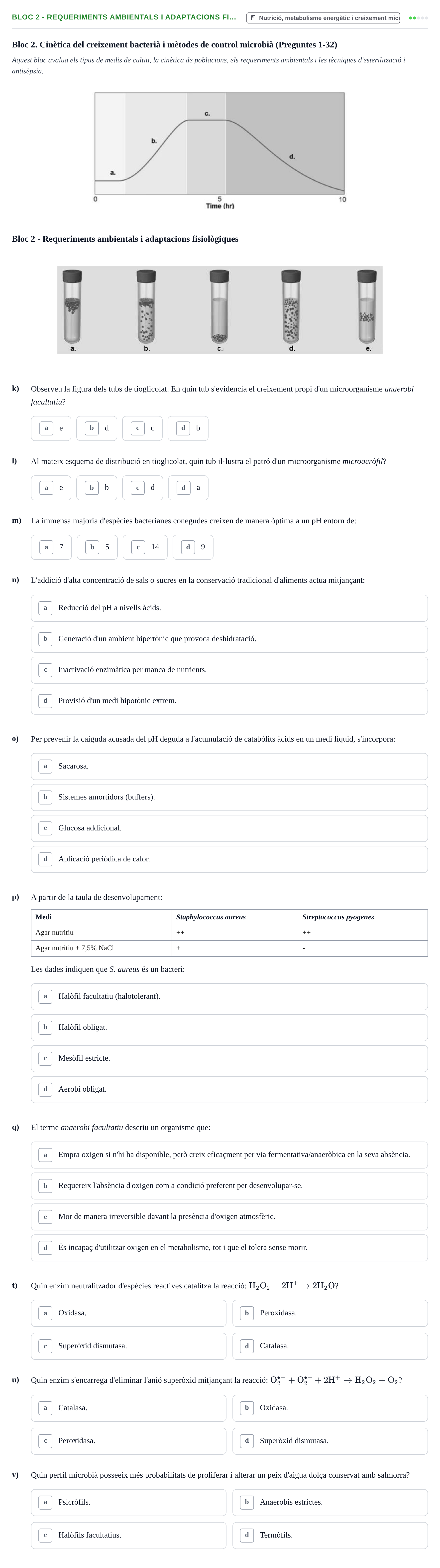 Enunciado: Bloc 2 - Requeriments ambientals i adaptacions fi…