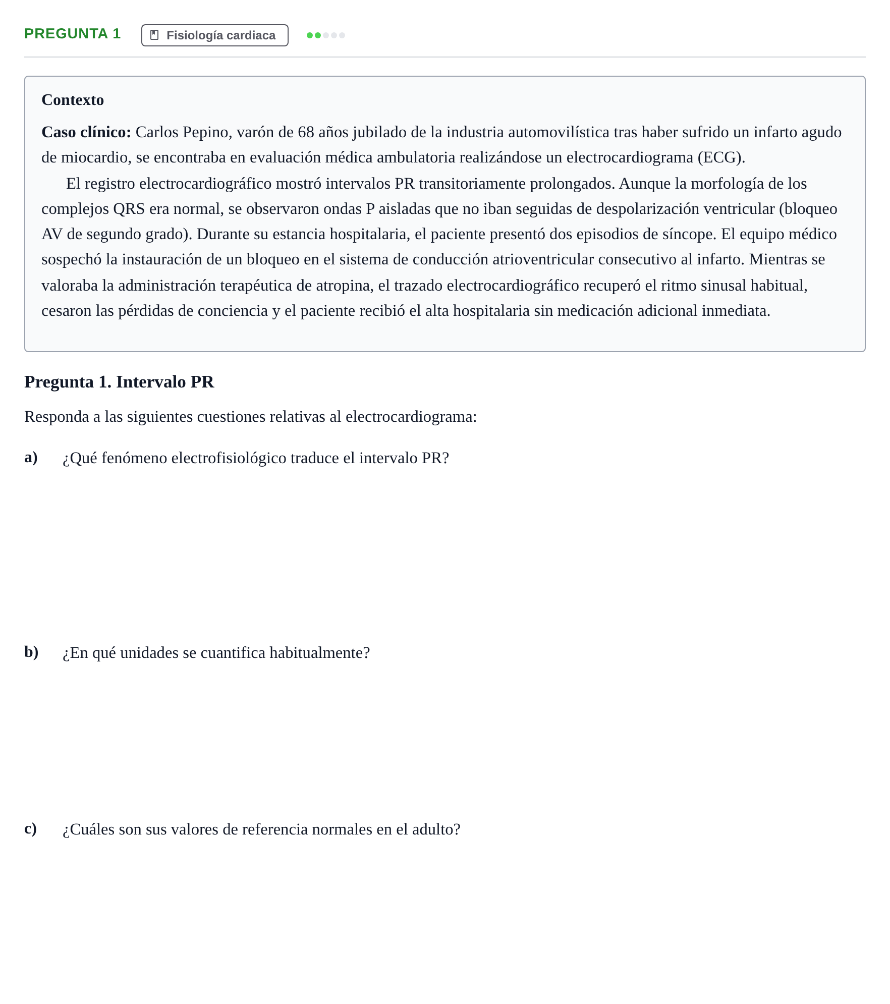 Enunciado: Pregunta 1
