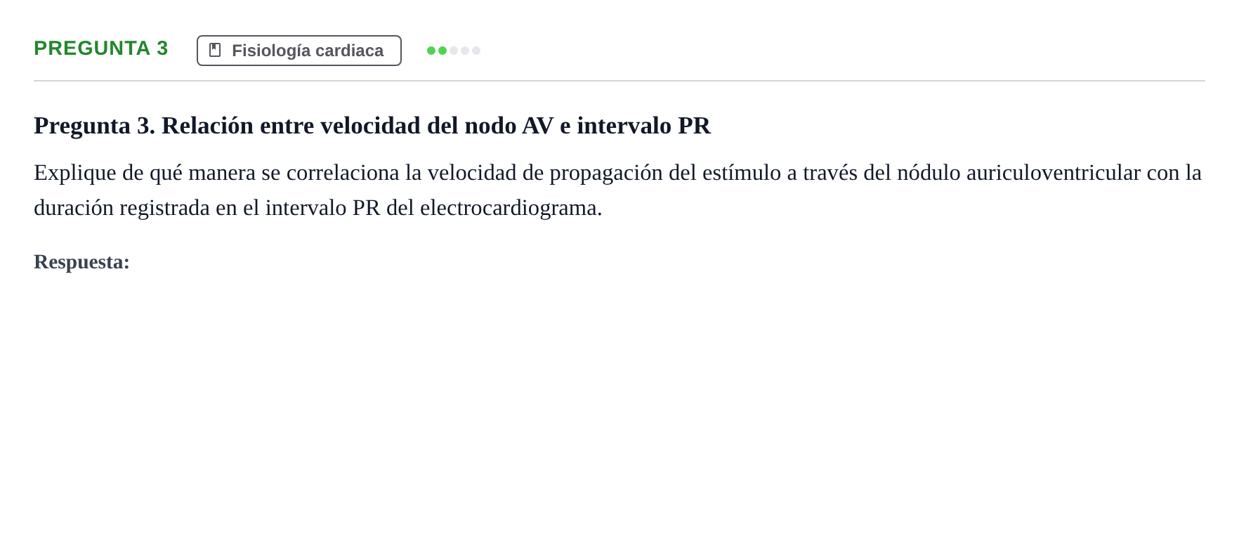 Enunciado: Pregunta 3