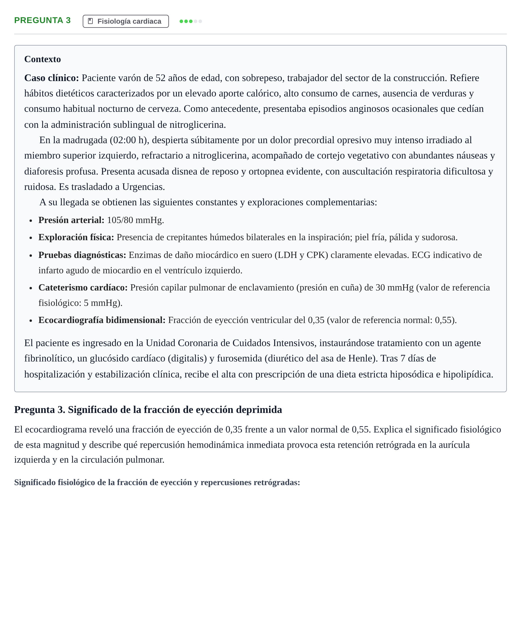 Enunciado: Pregunta 3