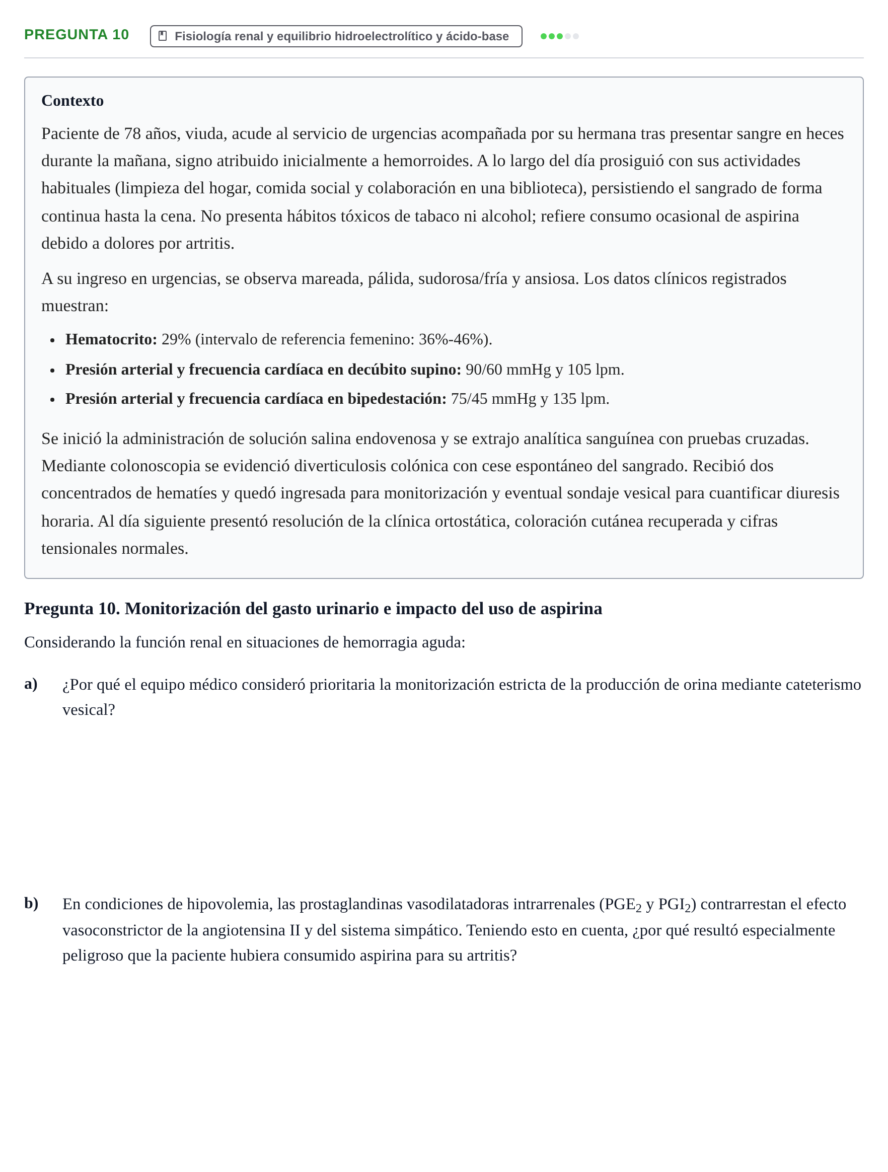 Enunciado: Pregunta 10