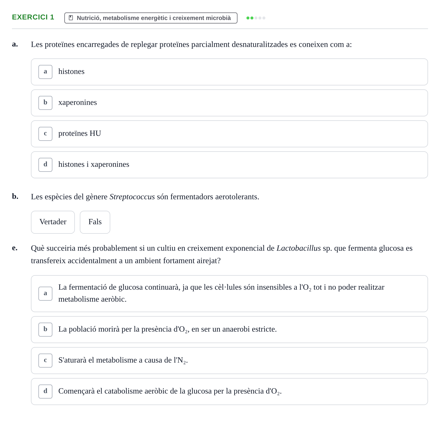 Enunciado: 1 - Nutrició, metabolisme energètic i creixement…