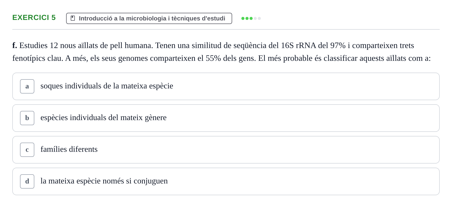 Enunciado: 5 - Introducció a la microbiologia i tècniques d'…