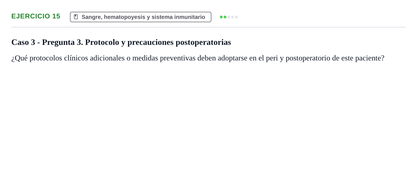 Enunciado: 15