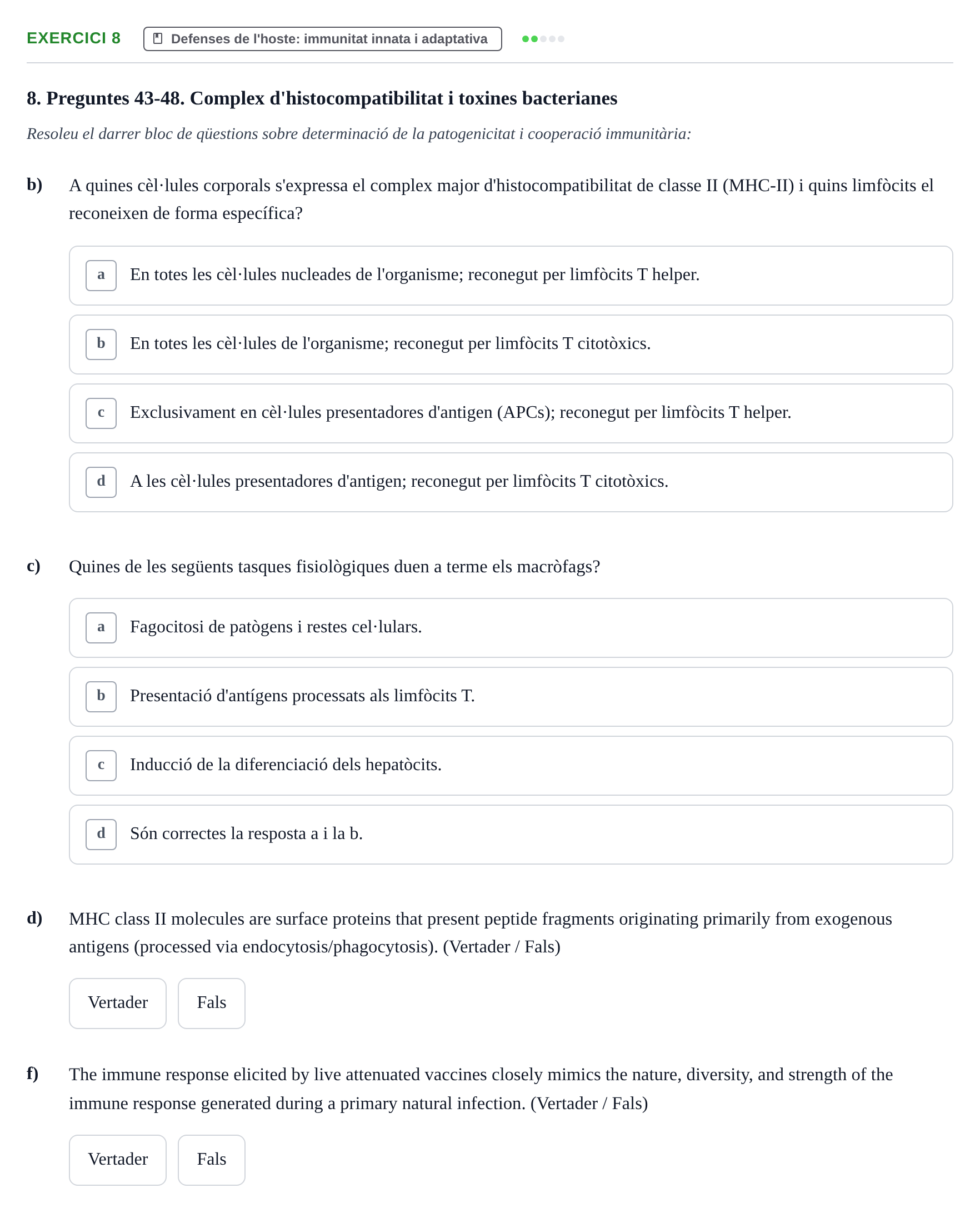 Enunciado: 8 - Defenses de l'hoste