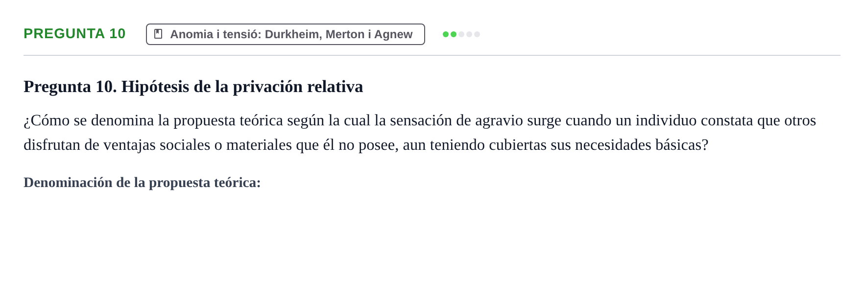 Enunciado: Pregunta 10