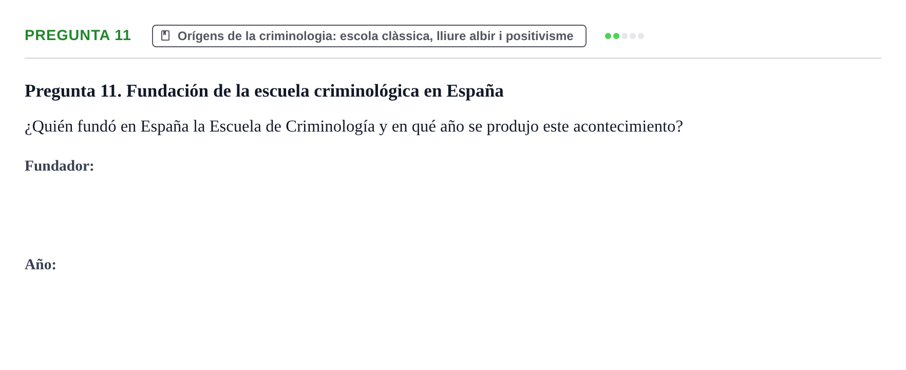 Enunciado: Pregunta 11
