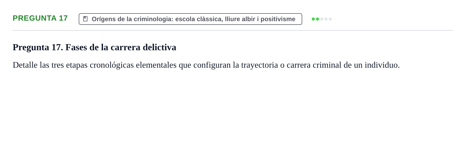 Enunciado: Pregunta 17