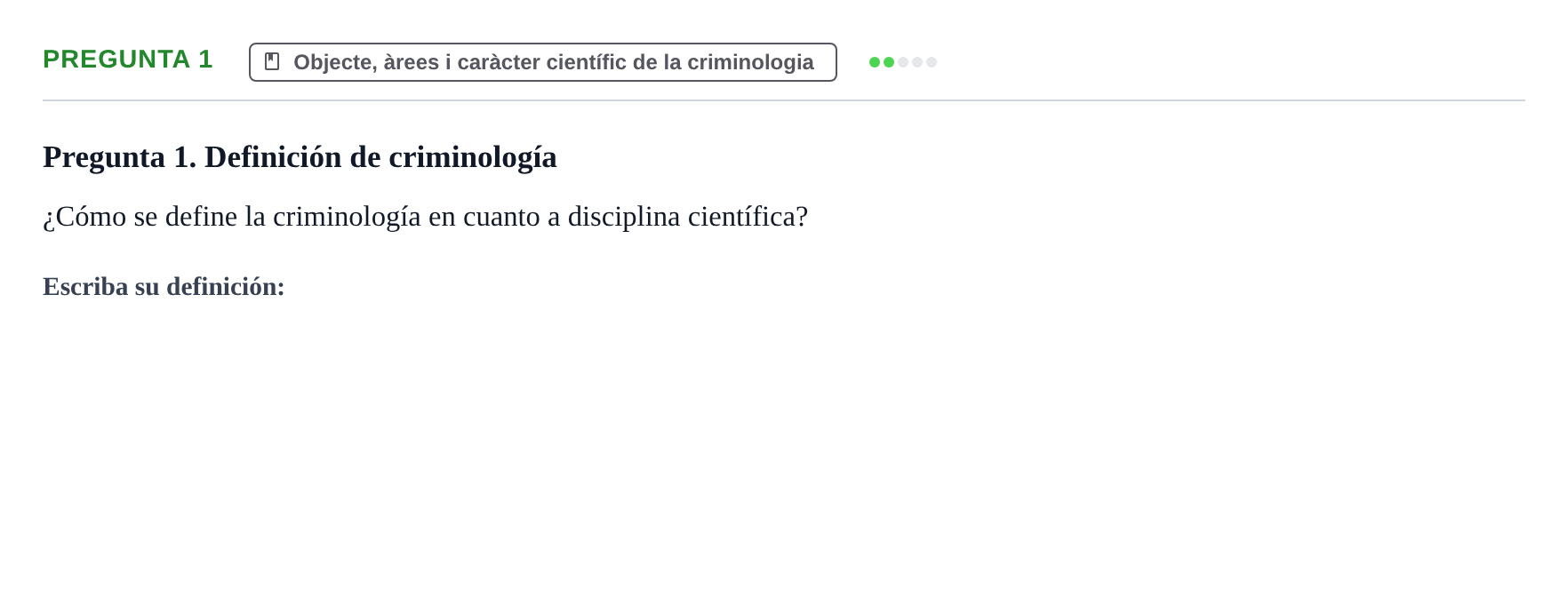 Enunciado: Pregunta 1