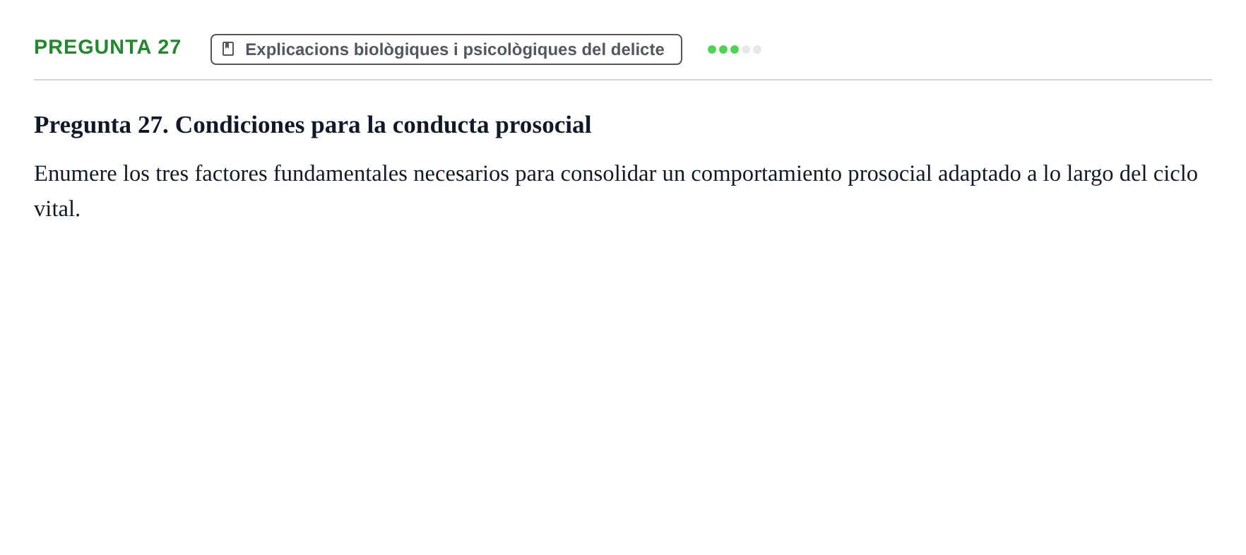 Enunciado: Pregunta 27