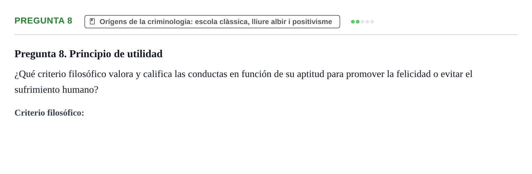 Enunciado: Pregunta 8