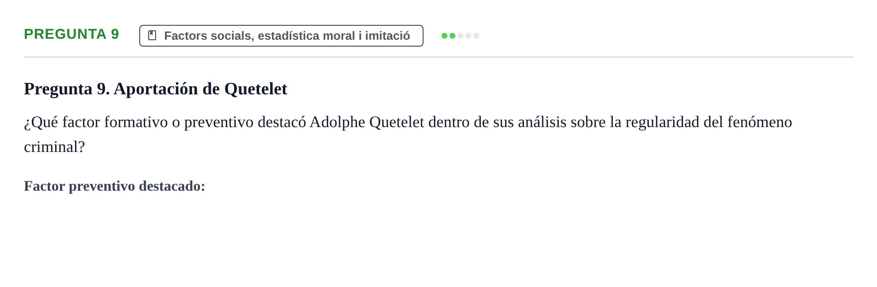 Enunciado: Pregunta 9