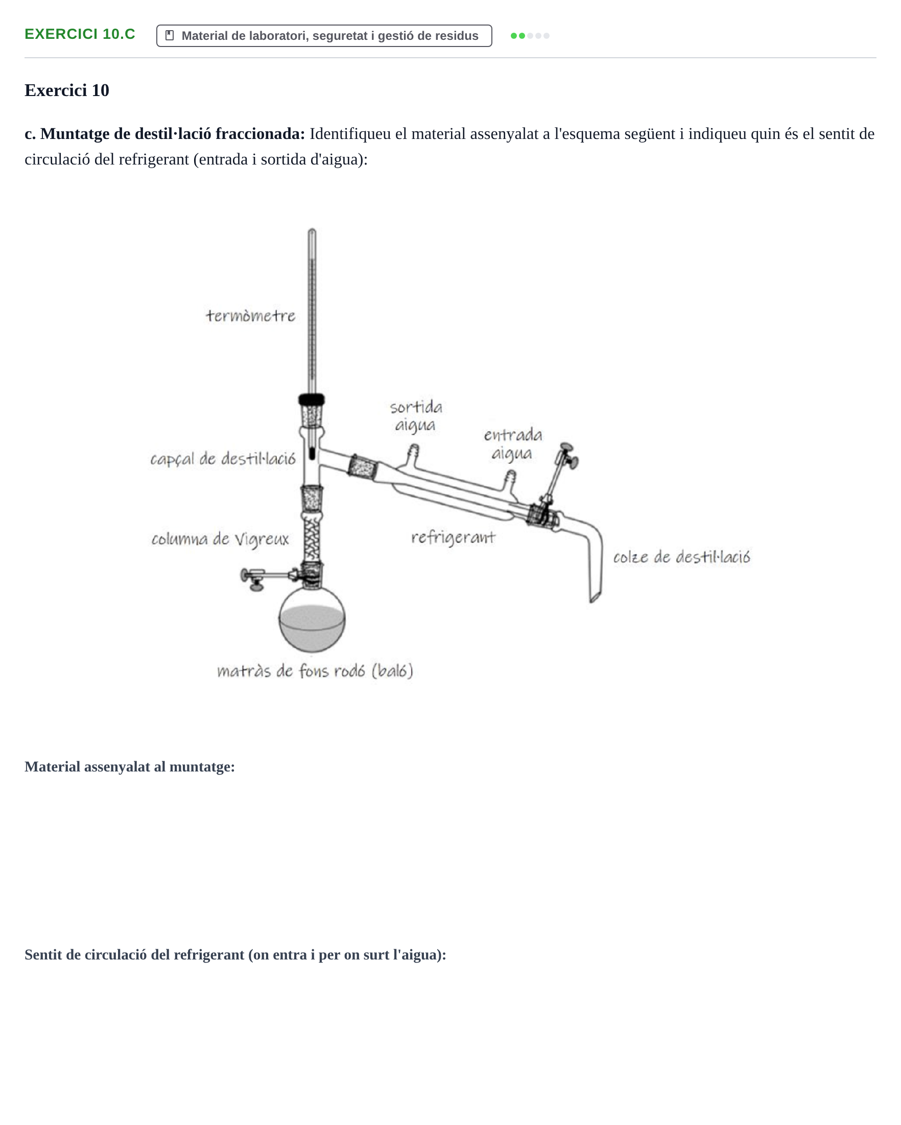 Enunciado: Exercici 10.c - Material de laboratori