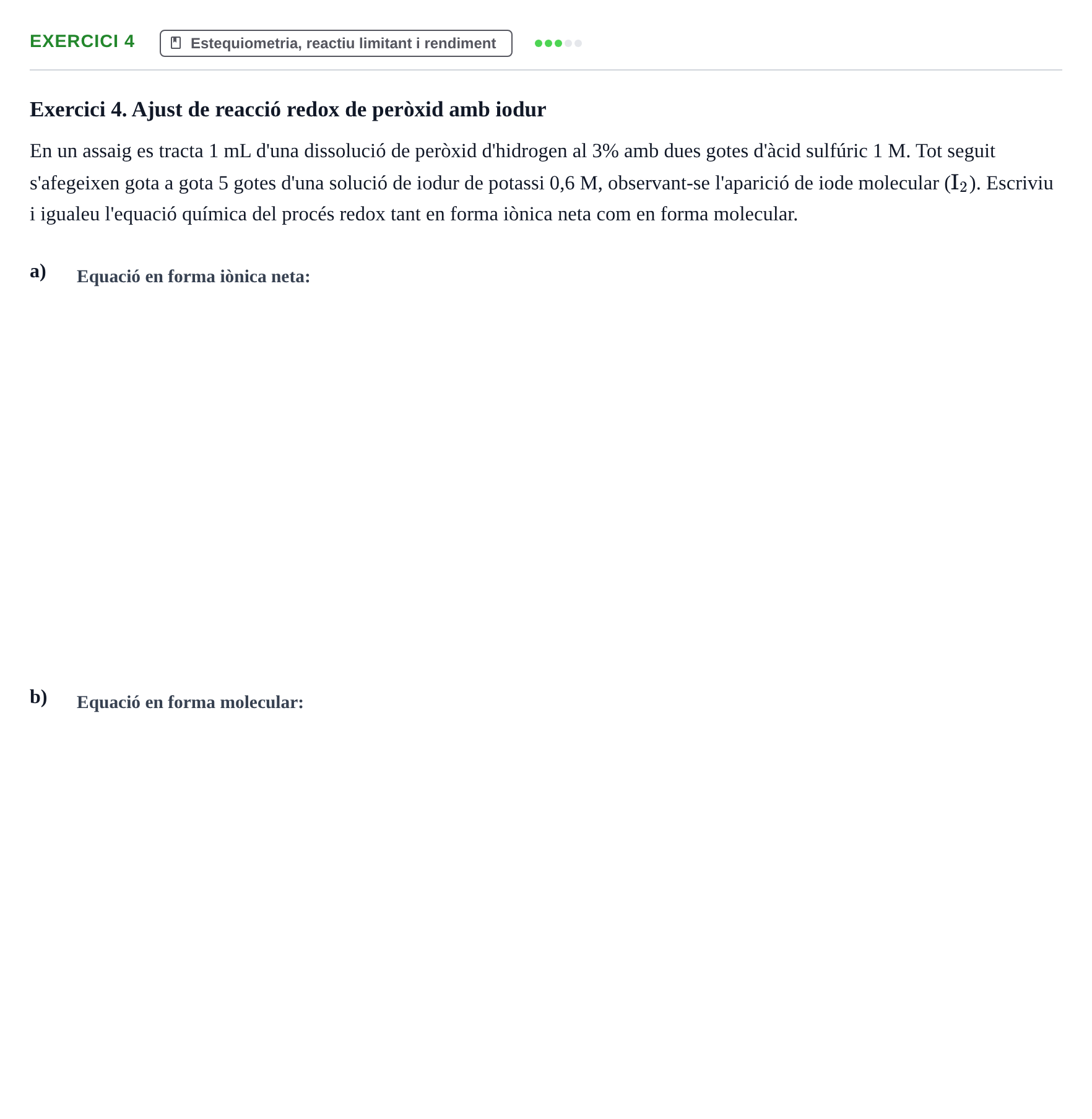 Enunciado: Exercici 4