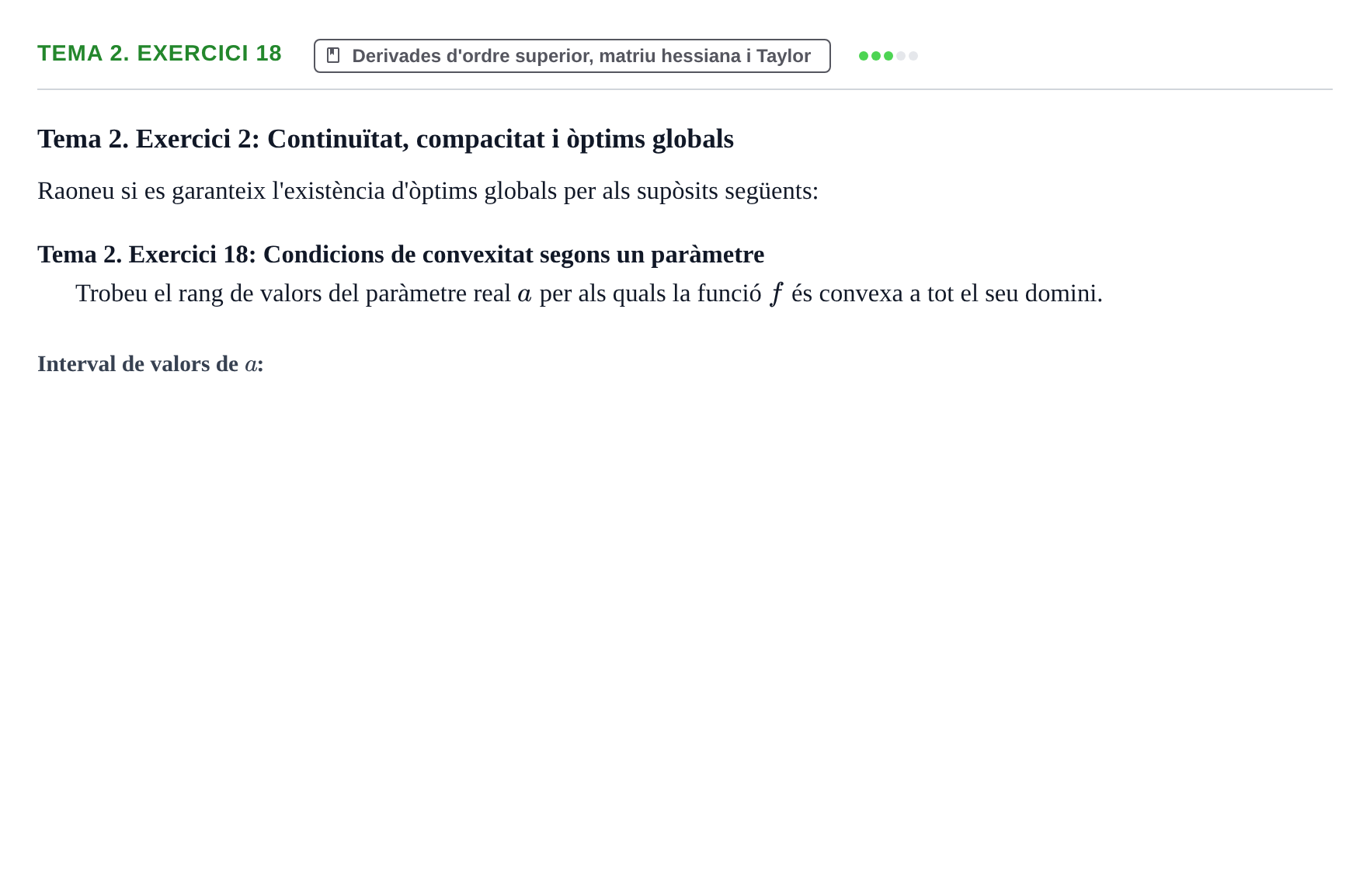 Enunciado: Tema 2. Exercici 18