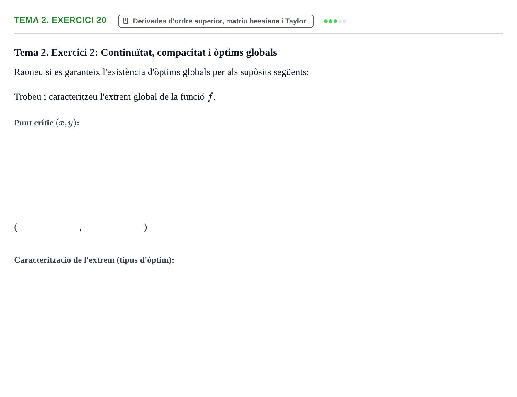 Enunciado: Tema 2. Exercici 20