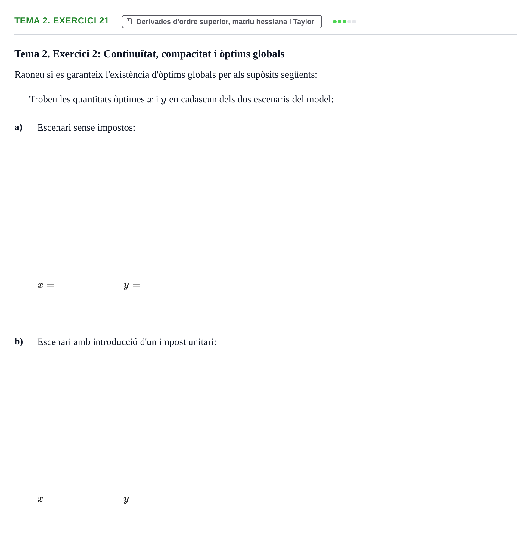 Enunciado: Tema 2. Exercici 21