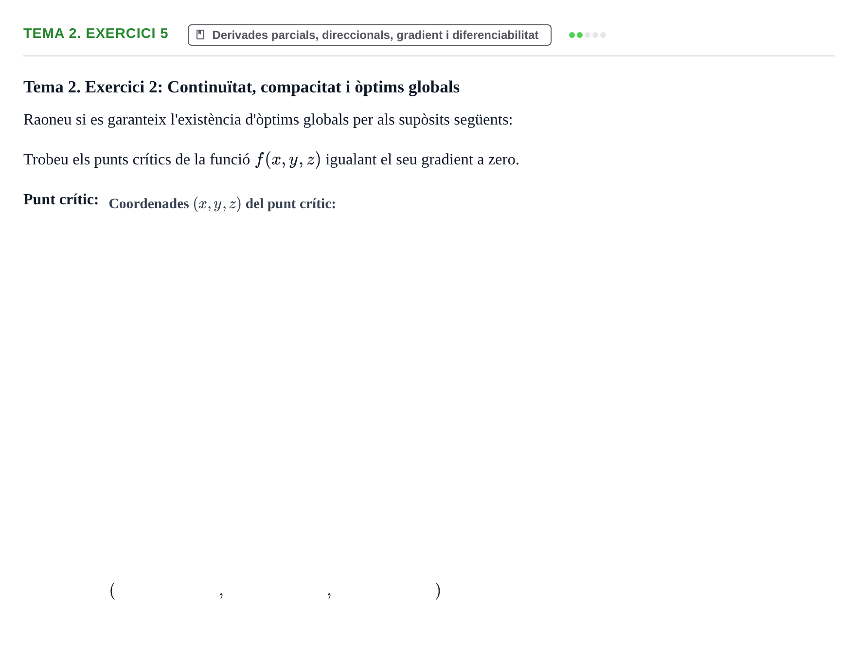 Enunciado: Tema 2. Exercici 5