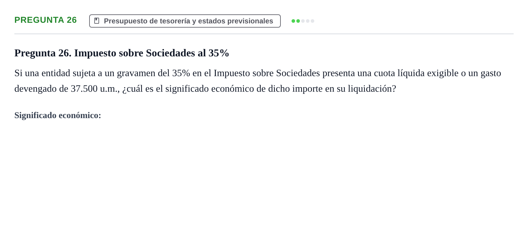 Enunciado: Pregunta 26