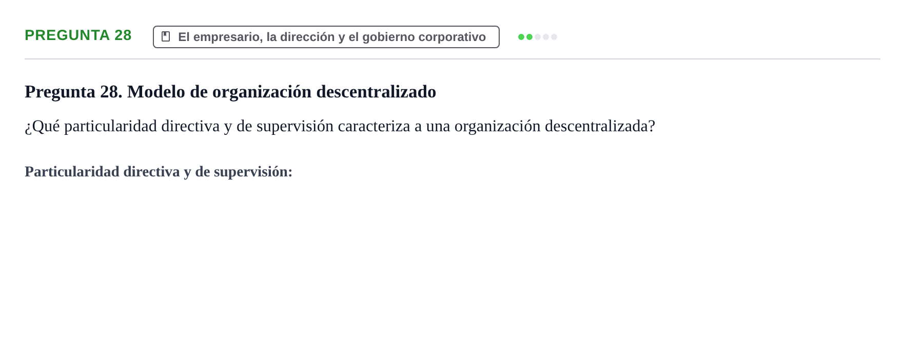 Enunciado: Pregunta 28
