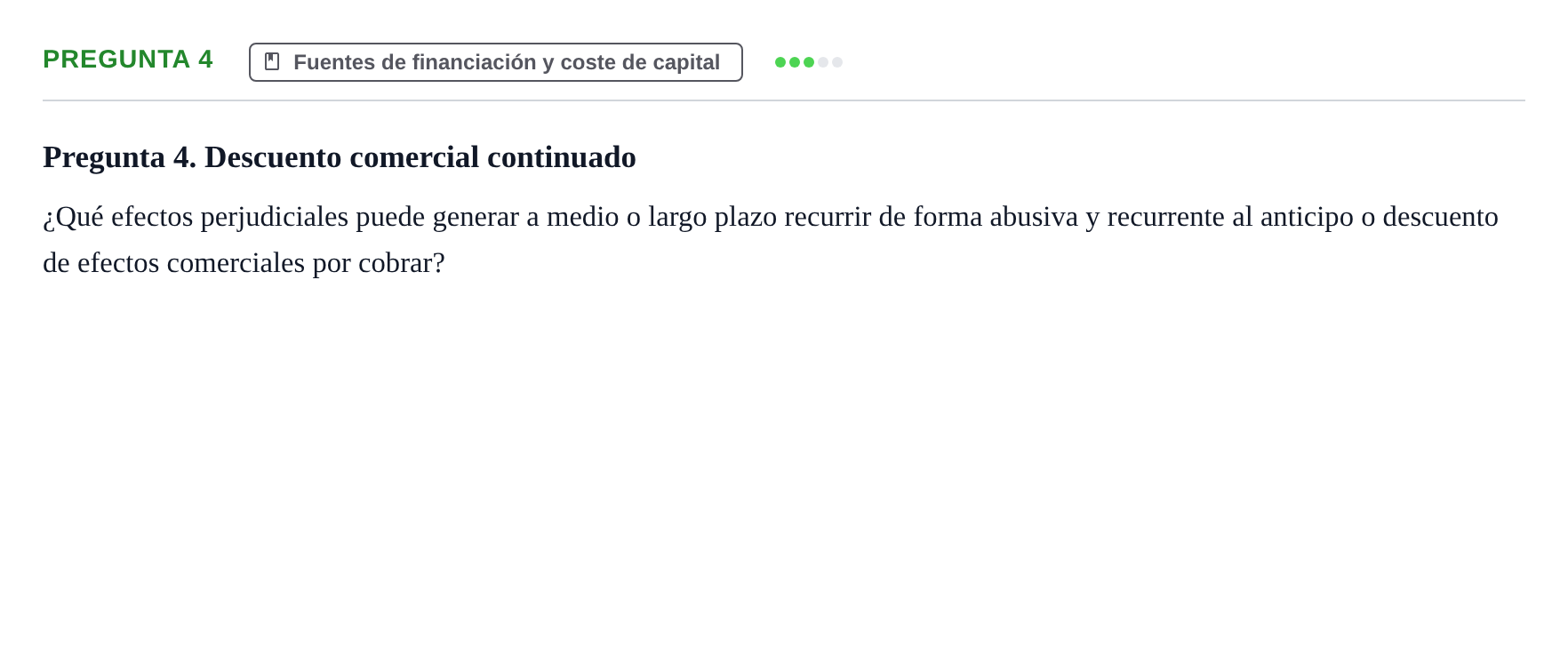 Enunciado: Pregunta 4