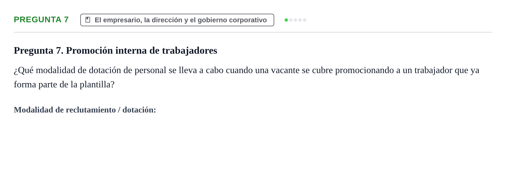 Enunciado: Pregunta 7