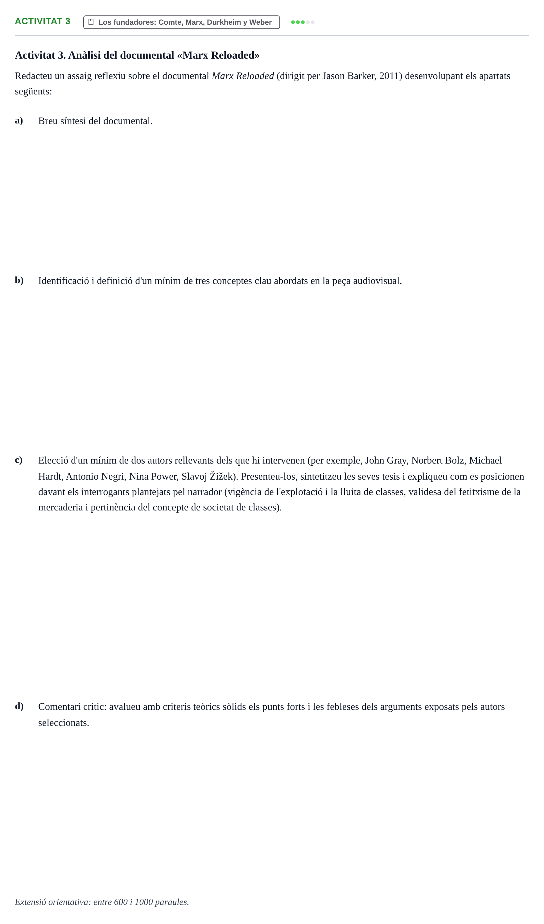 Enunciado: Activitat 3
