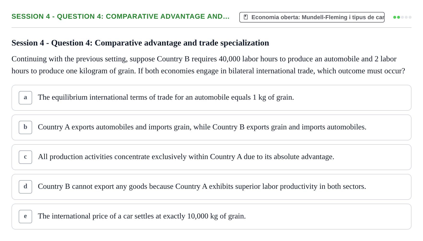Enunciado: Session 4 - Question 4: Comparative advantage and…