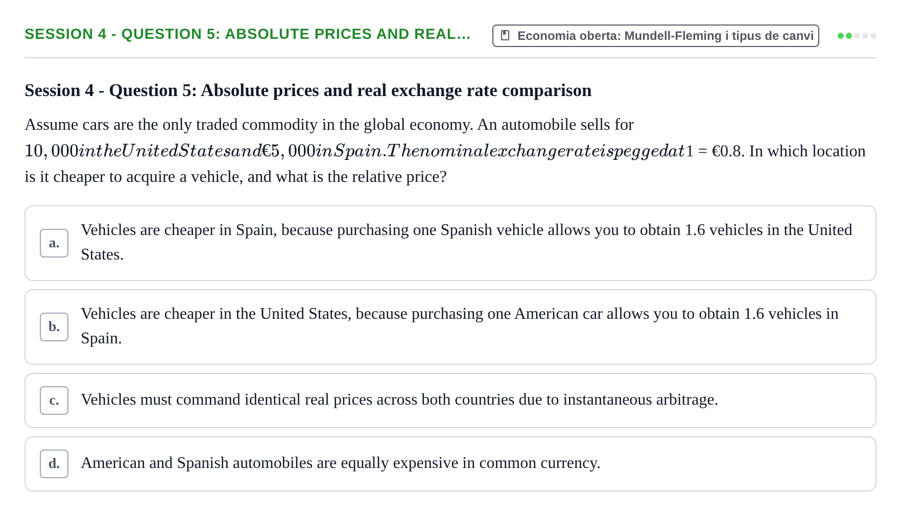 Enunciado: Session 4 - Question 5: Absolute prices and real…