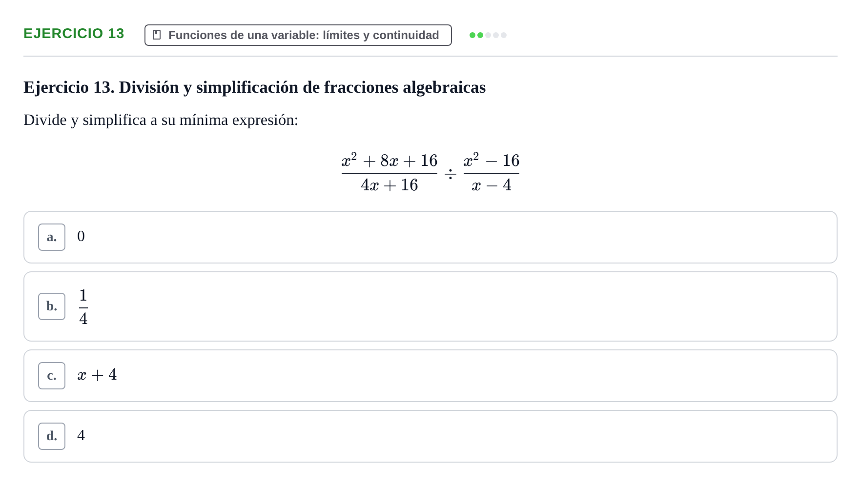 Enunciado: Ejercicio 13