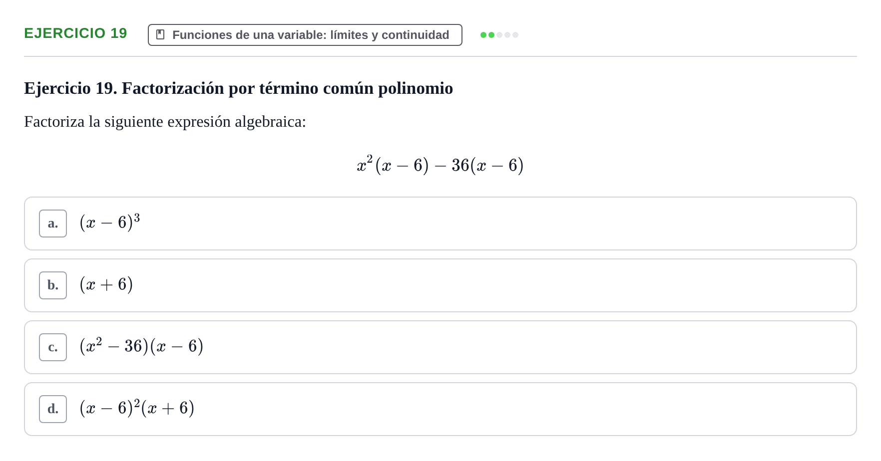 Enunciado: Ejercicio 19