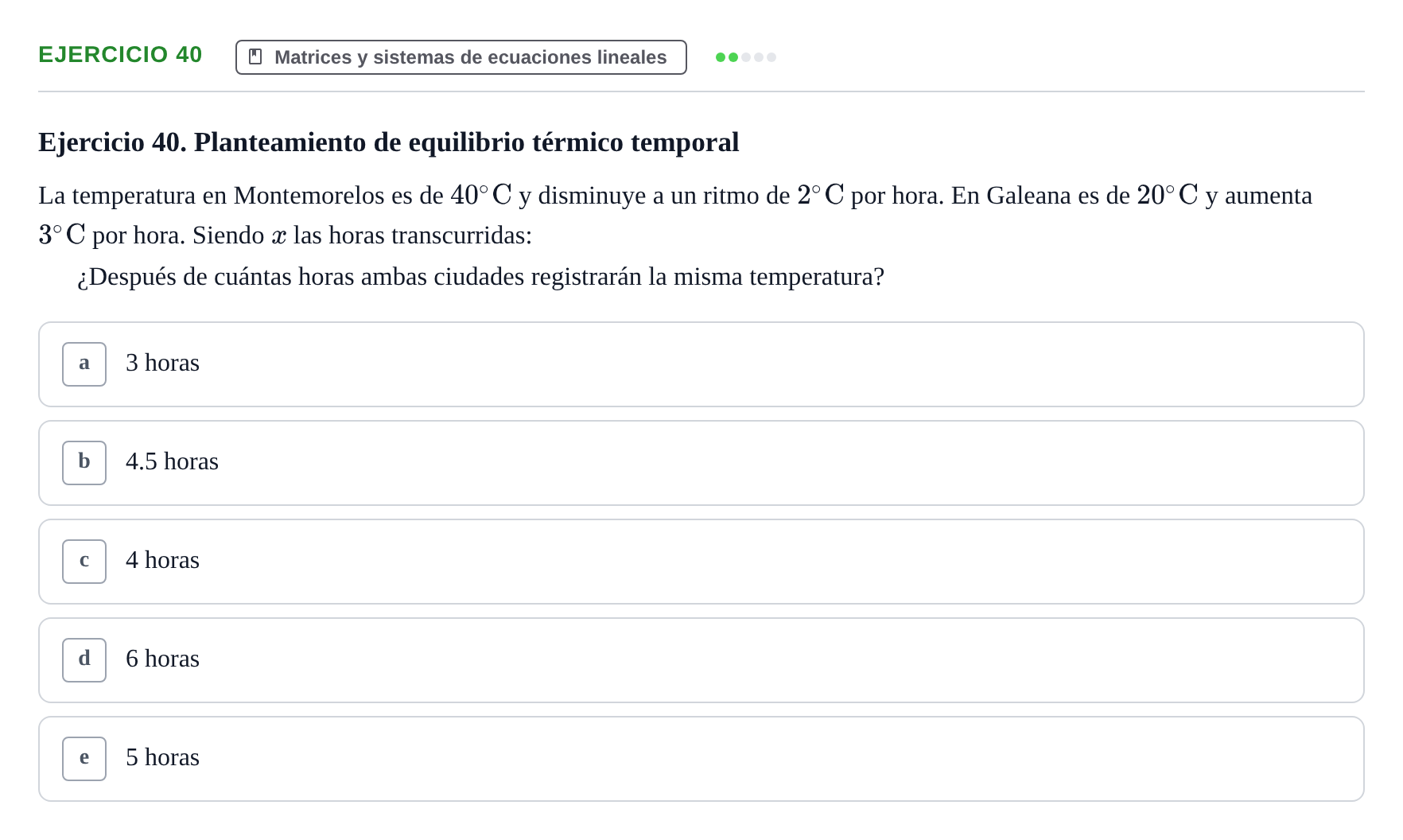 Enunciado: Ejercicio 40