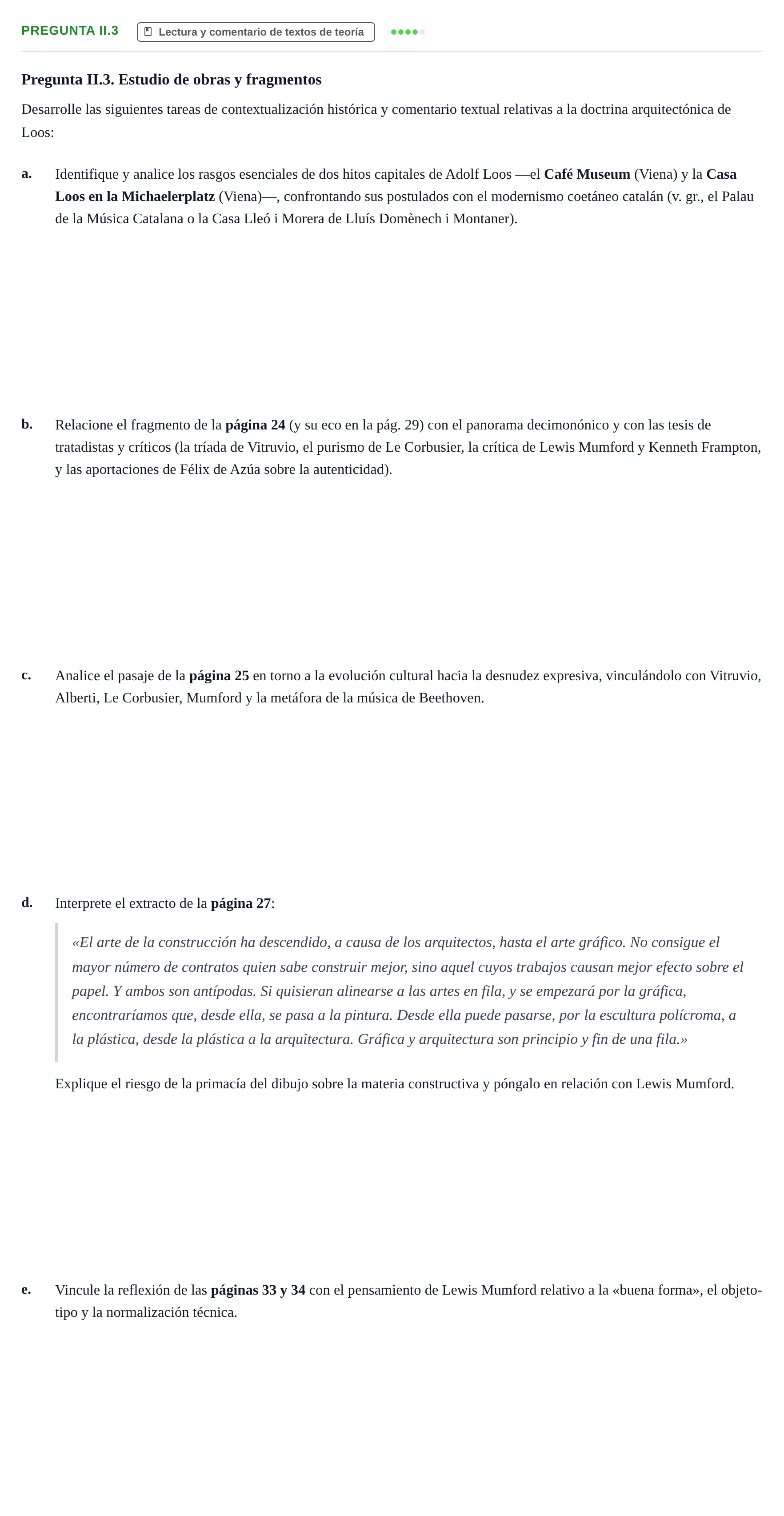 Enunciado: Pregunta II.3